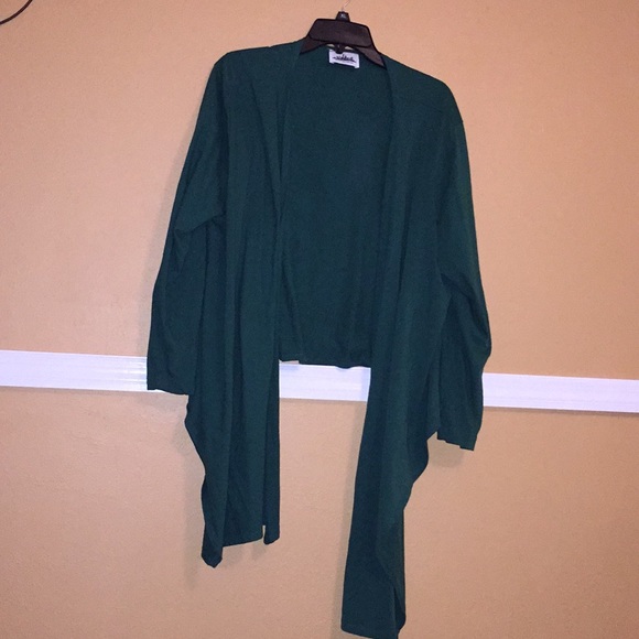 Metropolitan Tops - Metropolitan High Low Hunter Green Top 1X